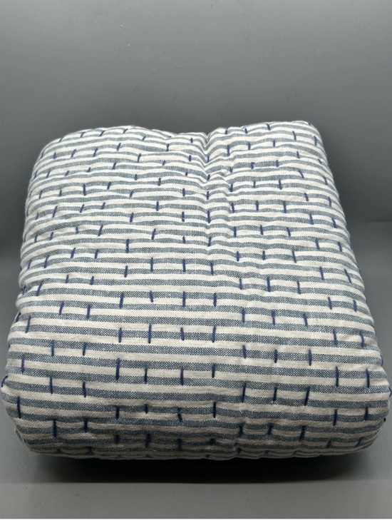 Pottery Barn Other - Pottery Barn Wheaton Pick Stitch Quilted Sham, Cotton Linen